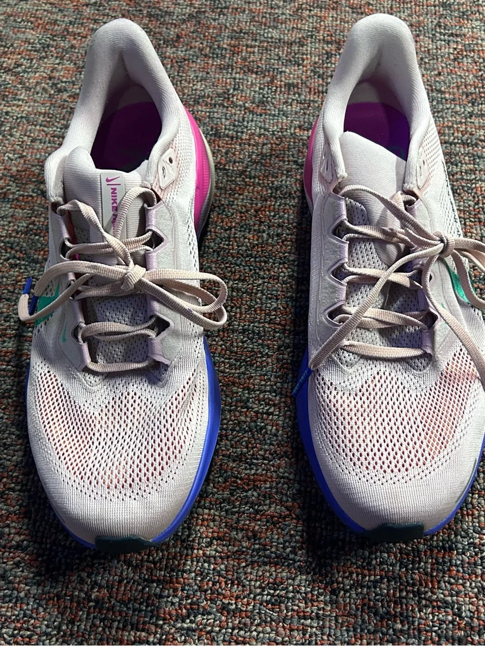 Nike Pegasus 41 Eliud Kipchoge Running Trainers Pink Multi US 10.5.
